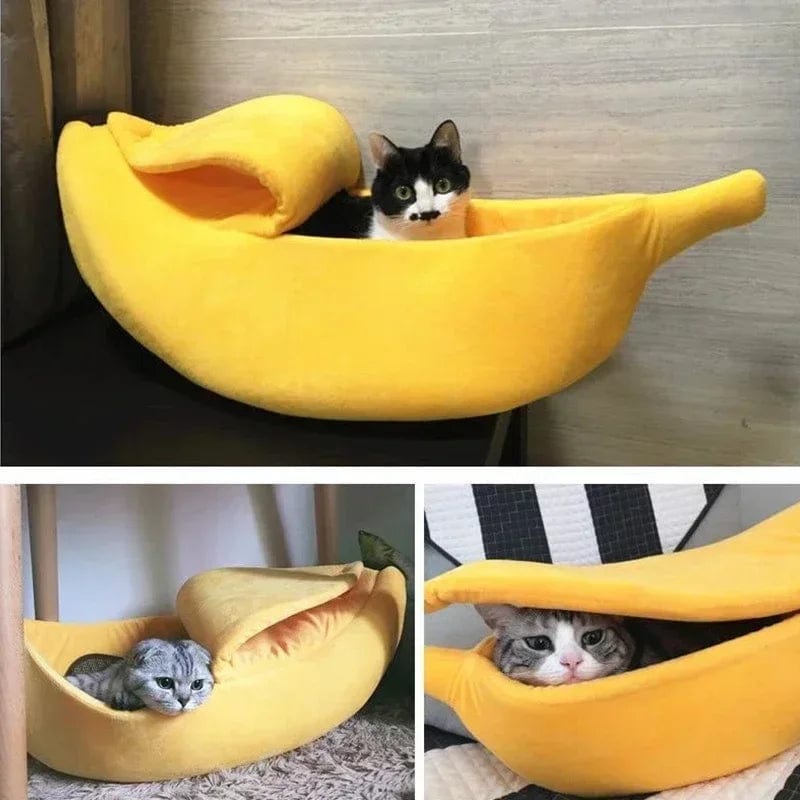 Panier Chat Original - "Banana Cat Bed"