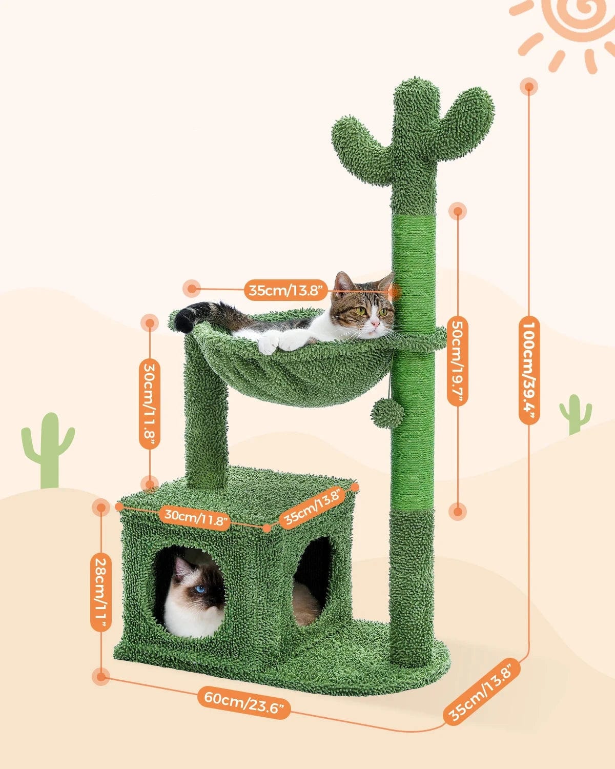 Arbre à Chat Cactus | HopMyCat