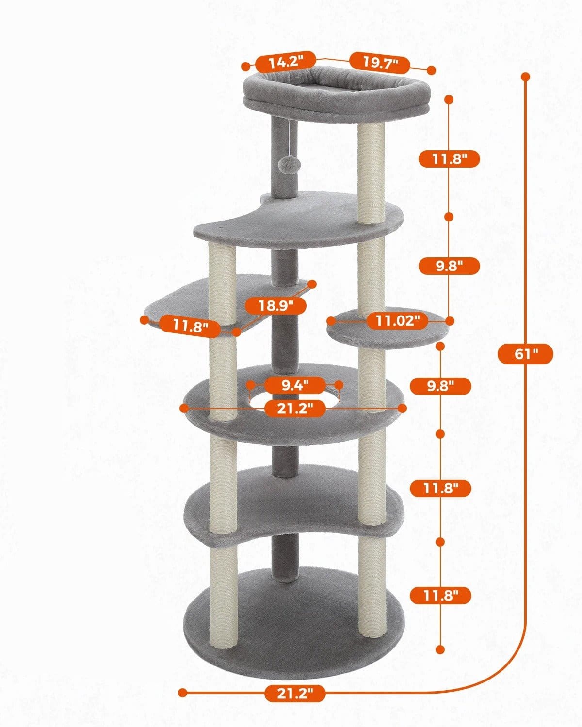 Arbre à Chat XXL Design | HopMyCat