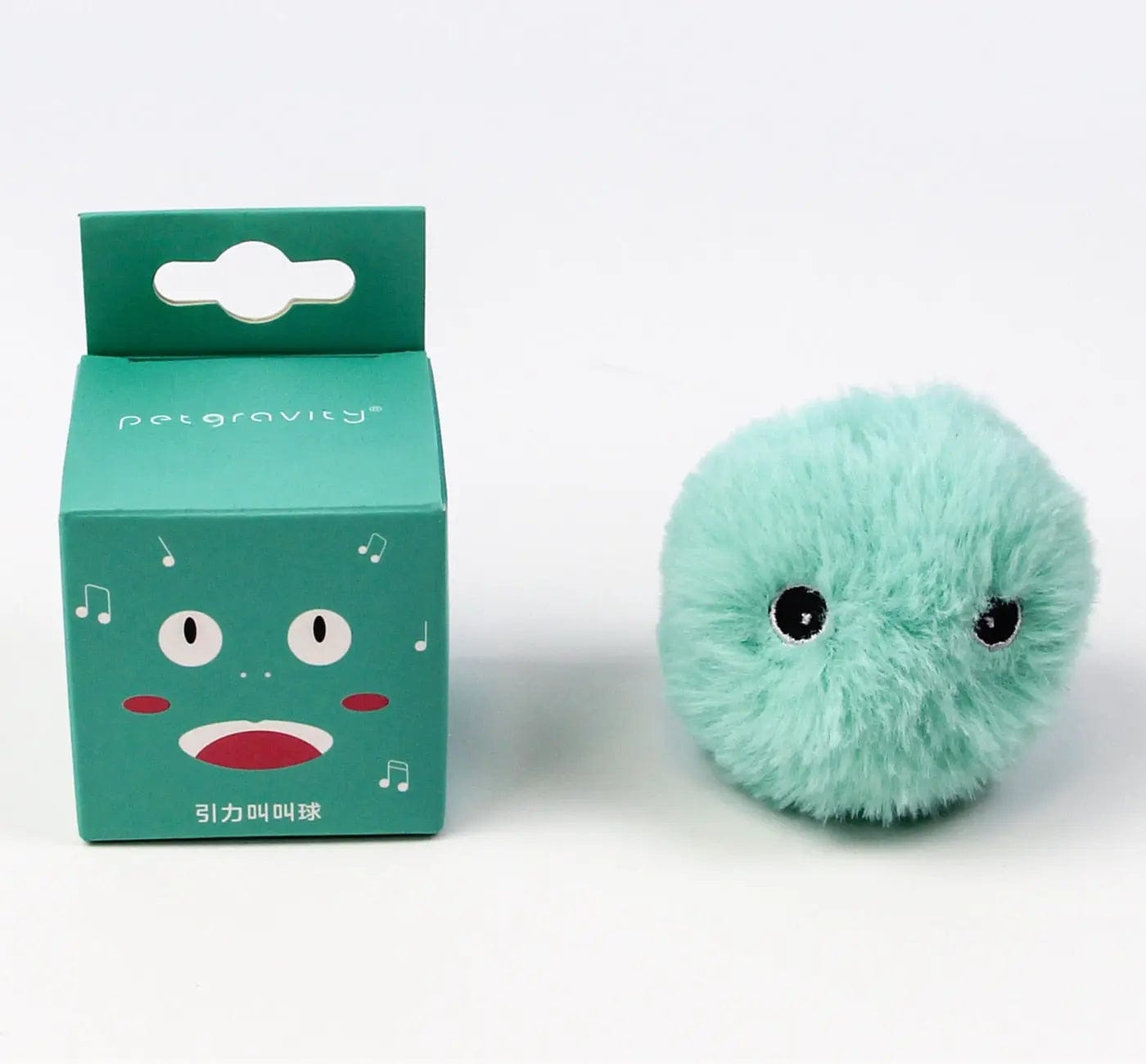 Balle pour chats en peluche | HopMyCat Vert