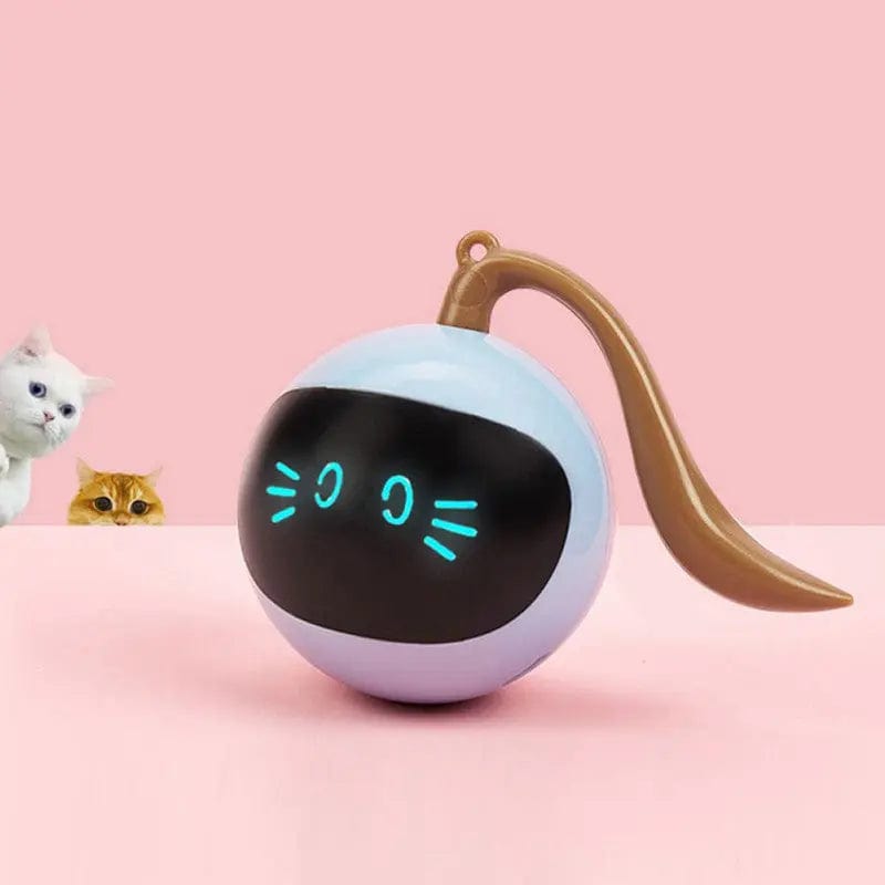 Balle pour chats rotative et interactive à LED | HopMyCat