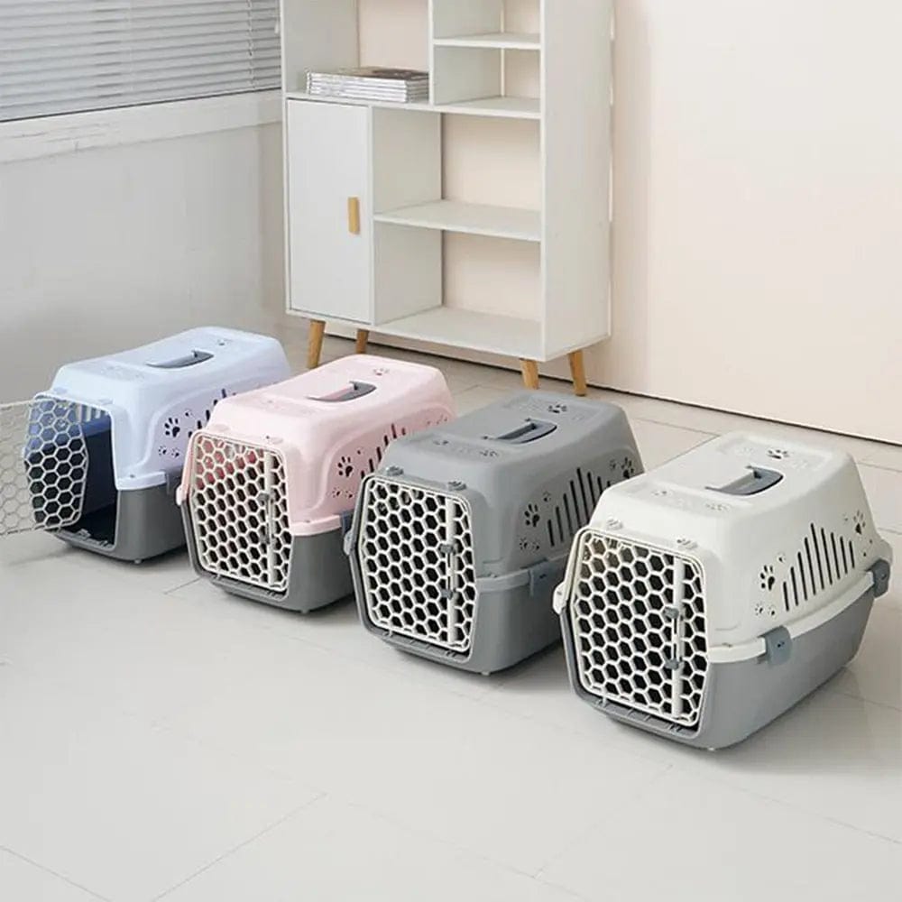 Caisse de transport pour chat en plastique | HopMyCat