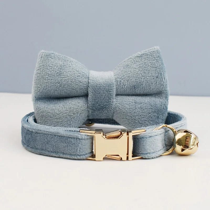 Collier pour Chat - Collection Bleue | HopMyCat A / M 20-32cm