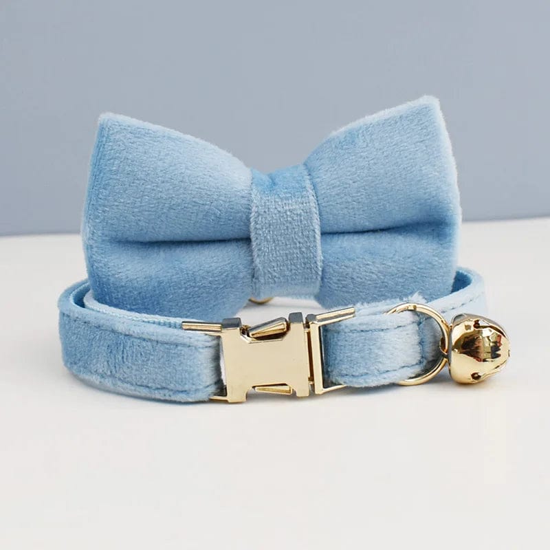 Collier pour Chat - Collection Bleue | HopMyCat C / M 20-32cm