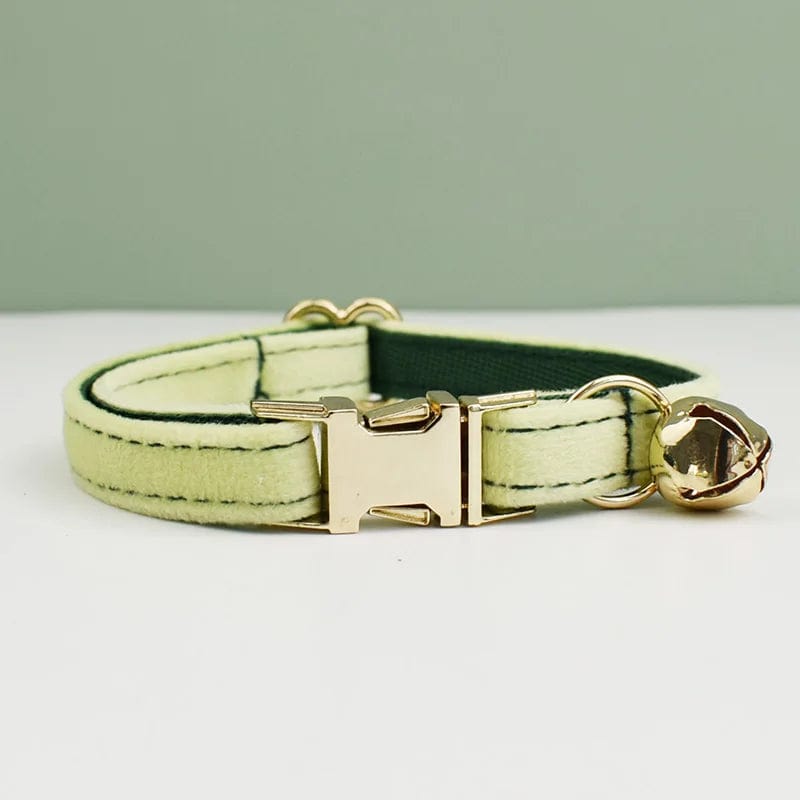 Collier pour Chat - Edition Vert | HopMyCat F / M 20-32cm