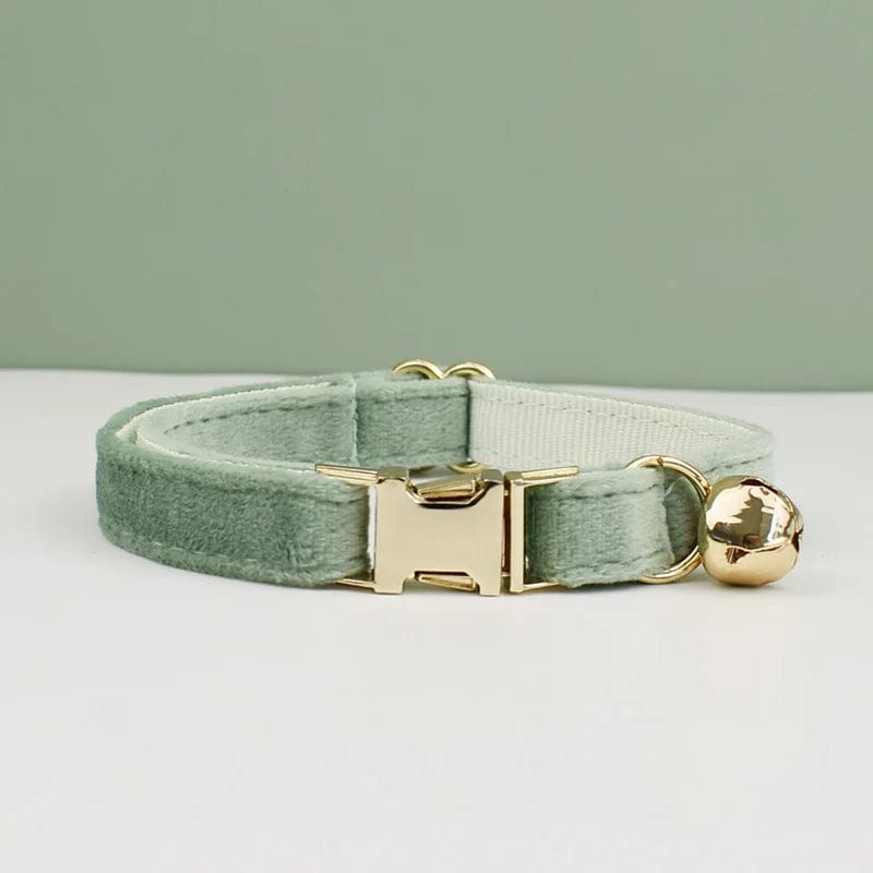 Collier pour Chat - Edition Vert | HopMyCat H / M 20-32cm