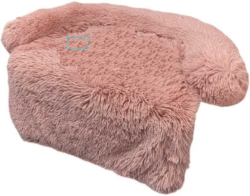 Coussin Couvre Lit Déhoussable | HopMyCat Rose, déhoussable 60x60cm intérieur