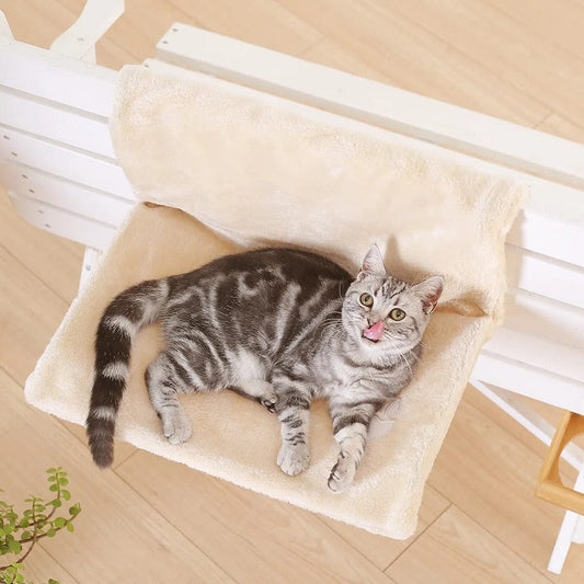 Coussin pour Chat - Fenêtre et Radiateur | HopMyCat Beige