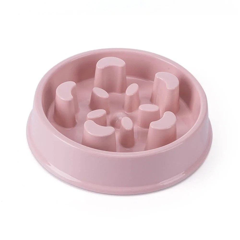 Gamelle Anti-Glouton pour Chat | HopMyCat Rose