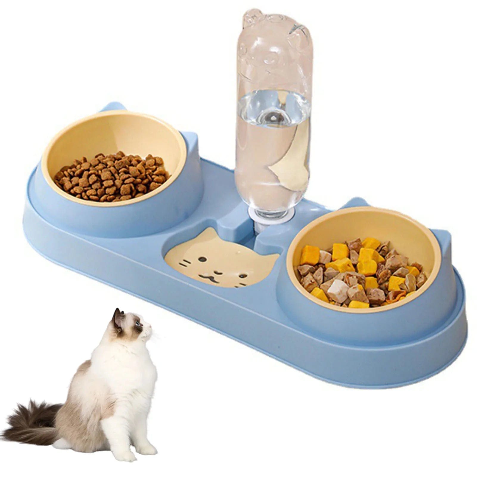 Gamelle pour Chat 3-en-1 "Choupy" | HopMyCat