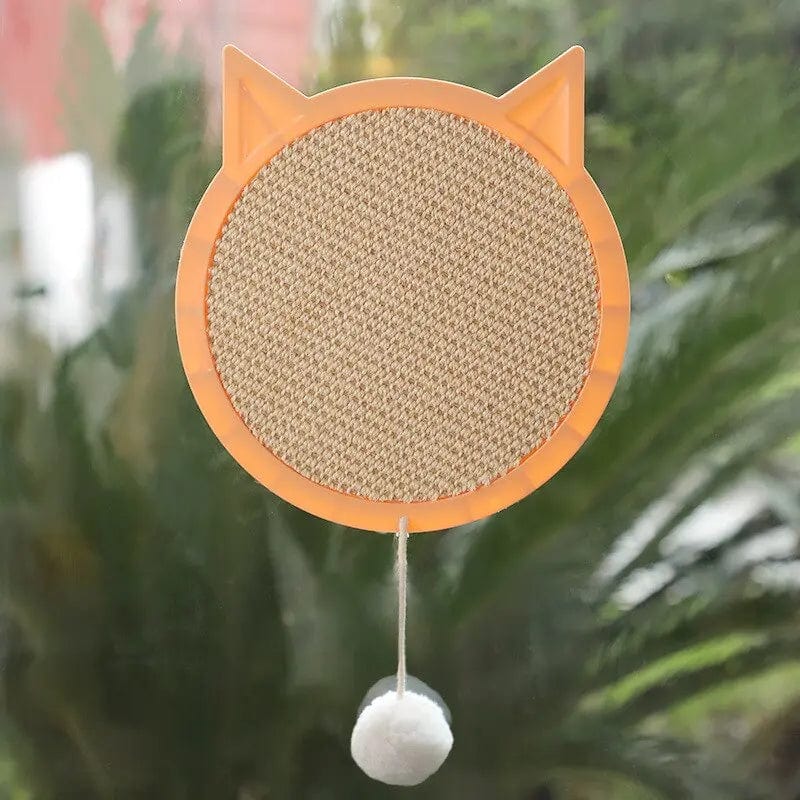 Griffoir pour Chat avec Ventouses | HopMyCat Beige