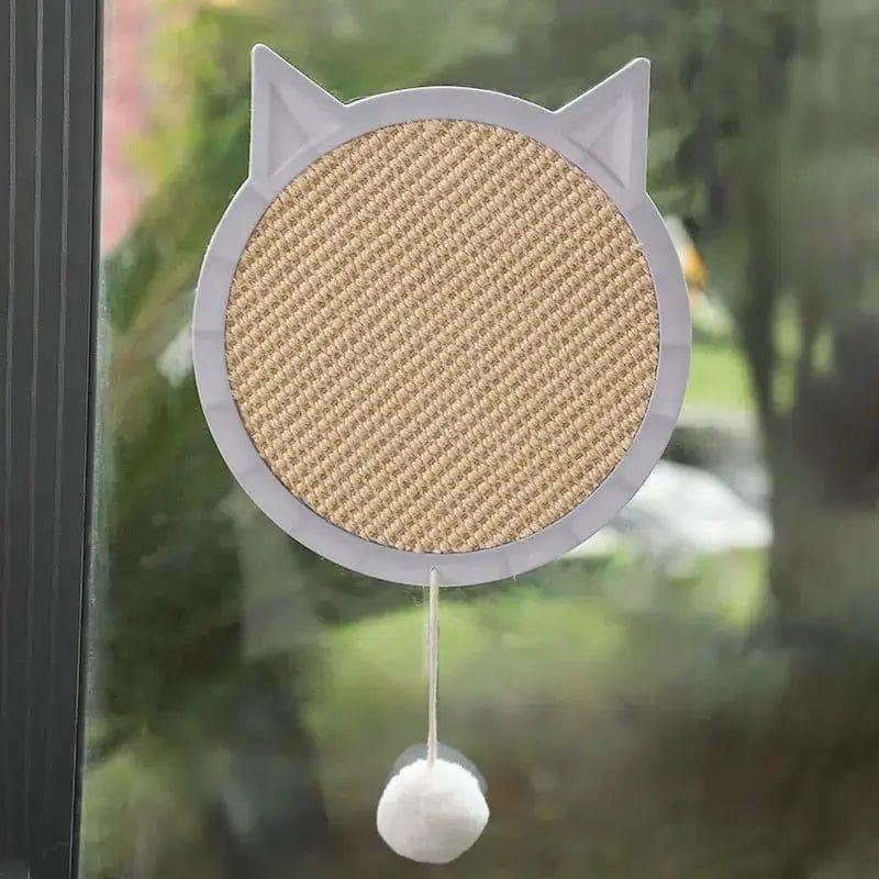 Griffoir pour Chat avec Ventouses | HopMyCat Gris