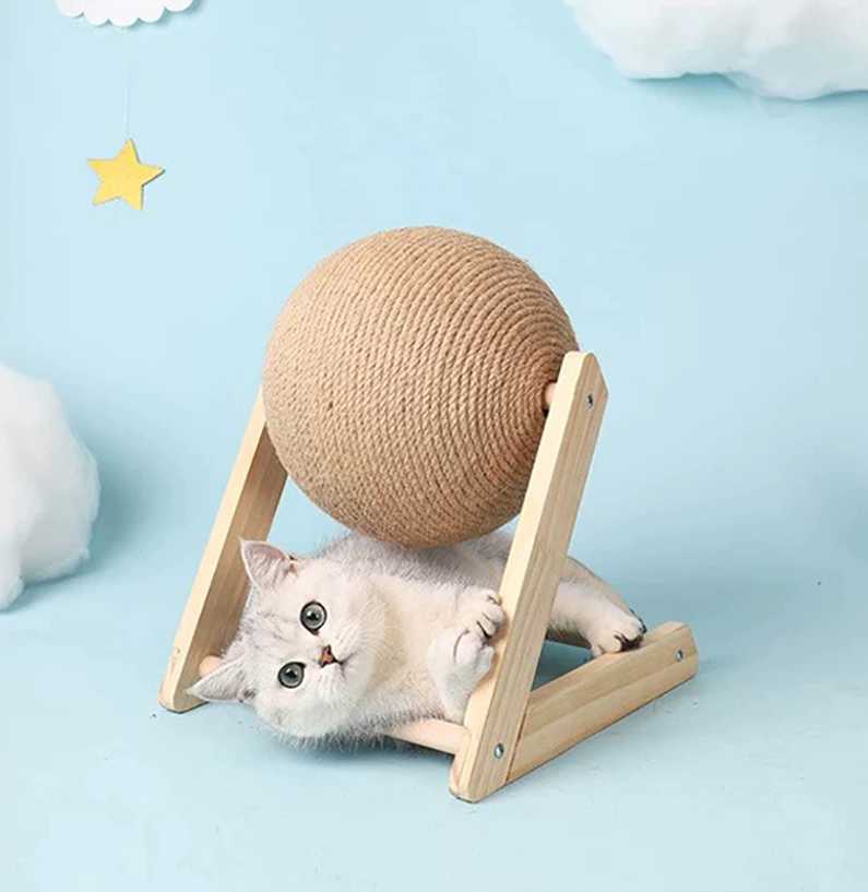 Griffoir pour chat en forme de boule | HopMyCat