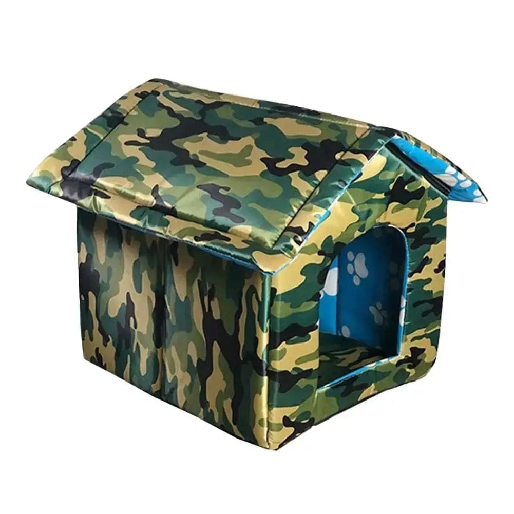 Niche Extérieure pour Chat "Maison Camouflage" | HopMyCat