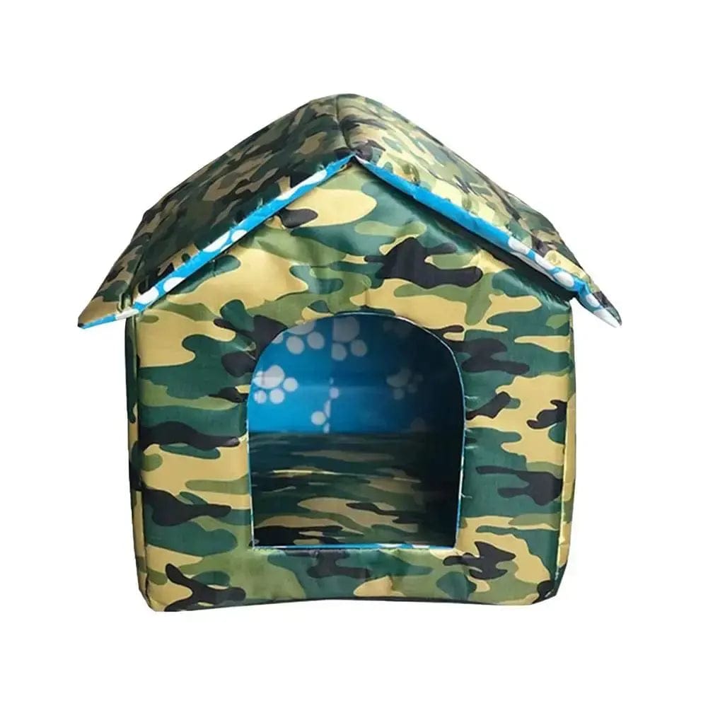 Niche Extérieure pour Chat "Maison Camouflage" | HopMyCat