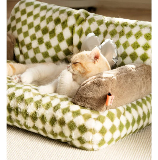 Panier pour Chat confortable style Retro | HopMyCat