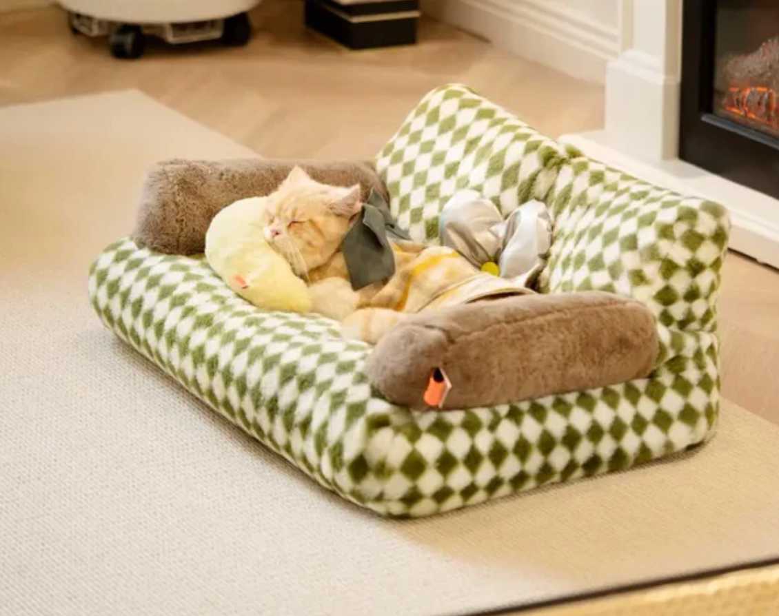 Panier pour Chat confortable style Retro | HopMyCat