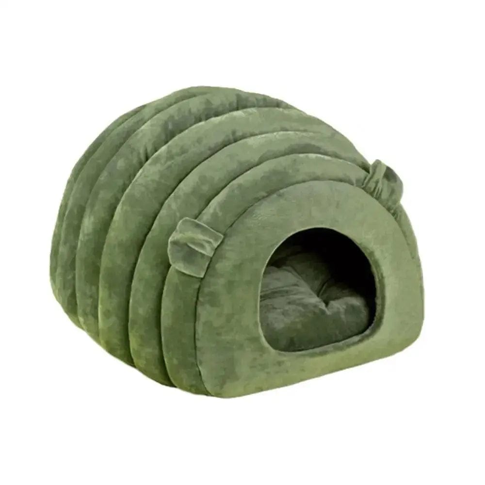 Panier pour chat Cosy - Nid douillet | HopMyCat Vert