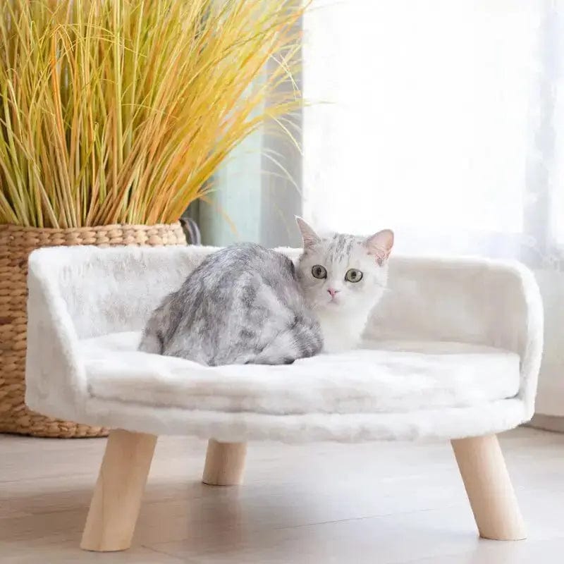 Panier pour chat style fauteuil | HopMyCat