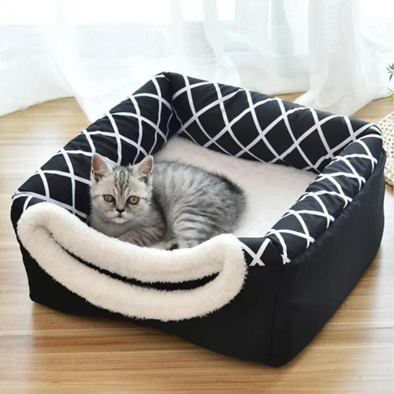 Panier pour chat transformable en niche | HopMyCat