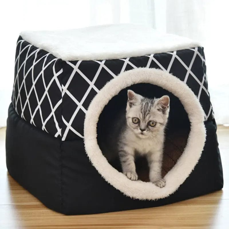 Panier pour chat transformable en niche | HopMyCat