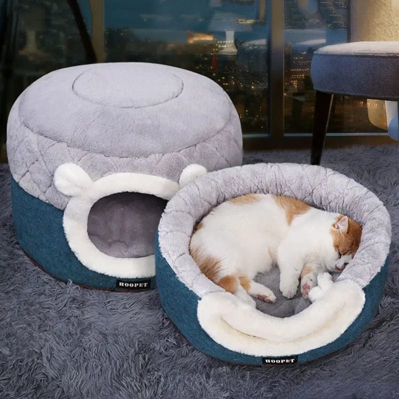 Panier pour chat transformable en niche | HopMyCat