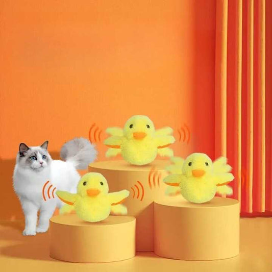 Peluche pour chat en forme de Canard | HopMyCat