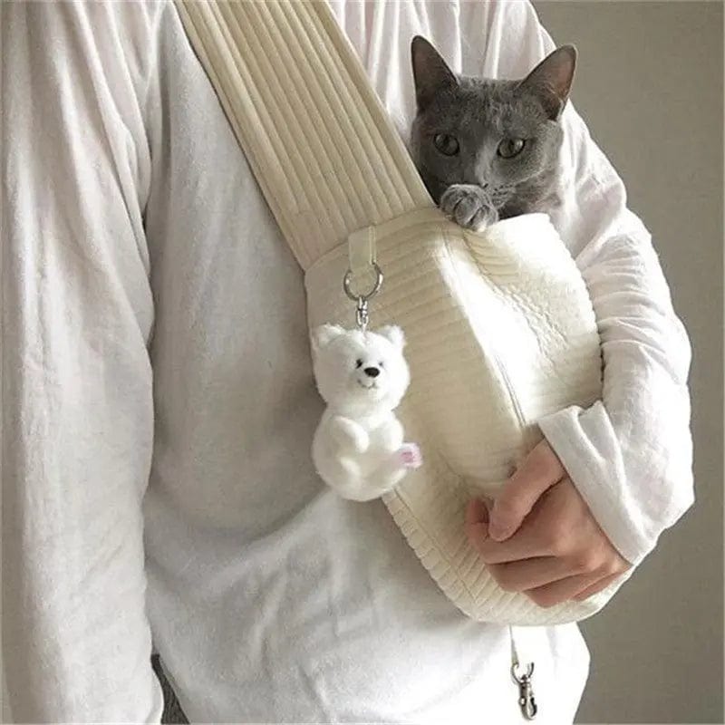 Sac de Transport pour Chat en Bandoulière | HopMyCat