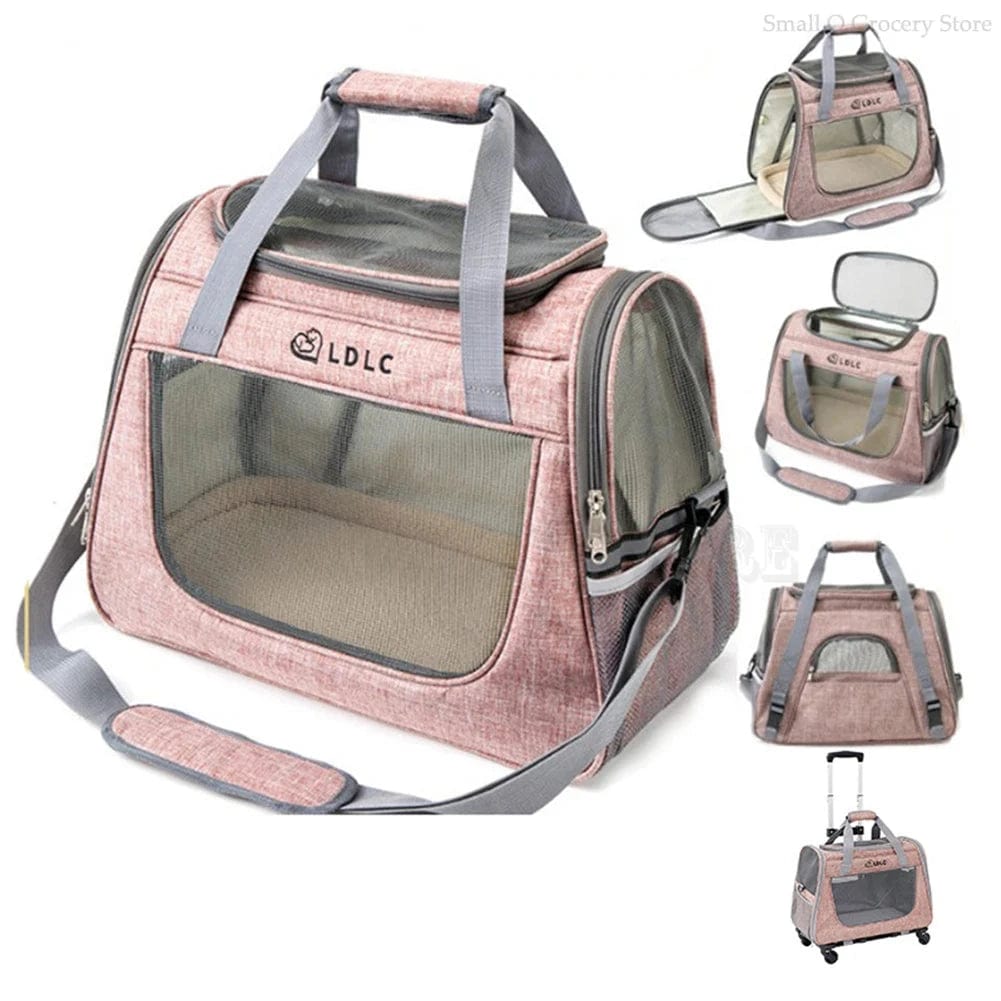 Sac de Transport pour Chat en Toile Résistante | HopMyCat