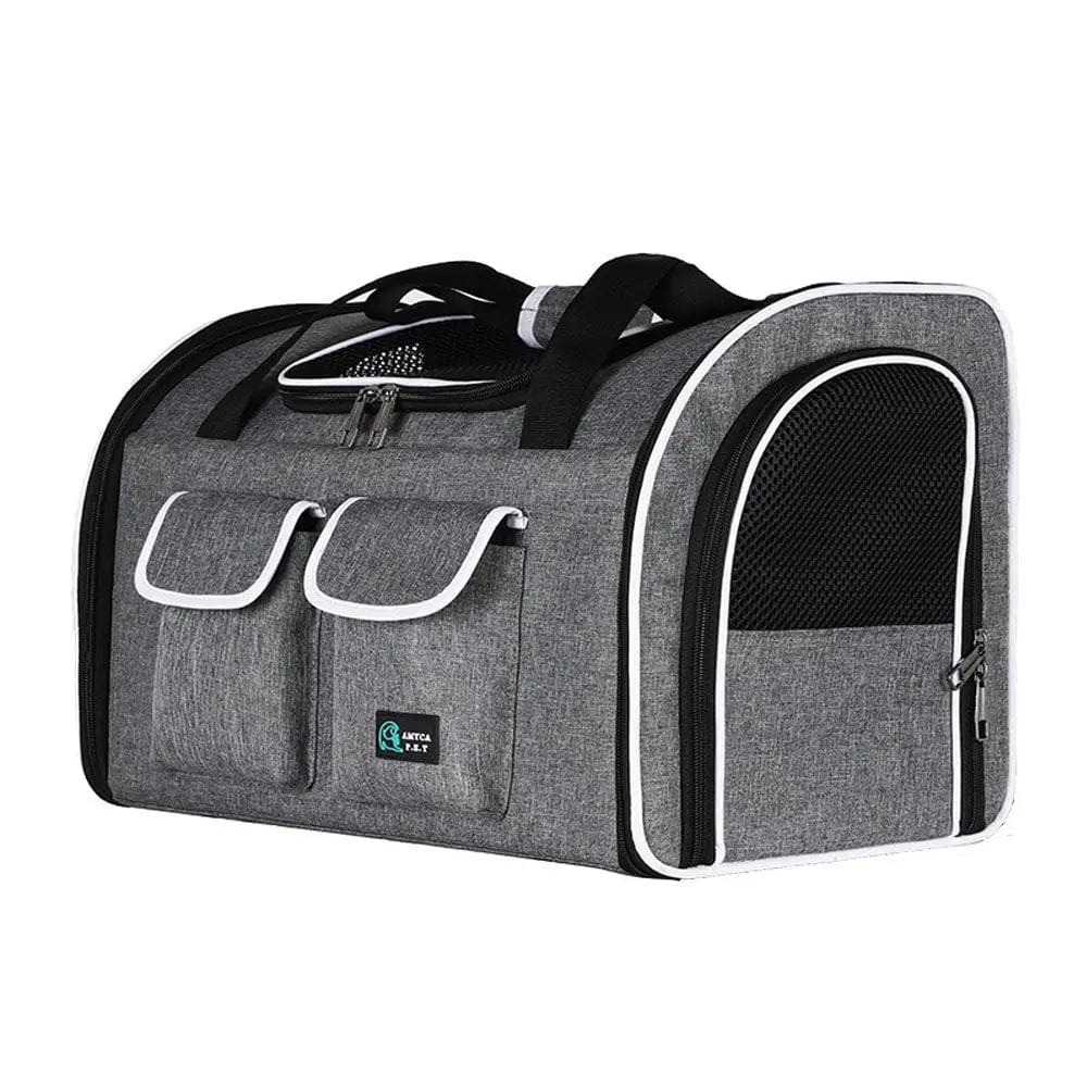 Sac de Transport pour Chat - Grande taille | HopMyCat Gris