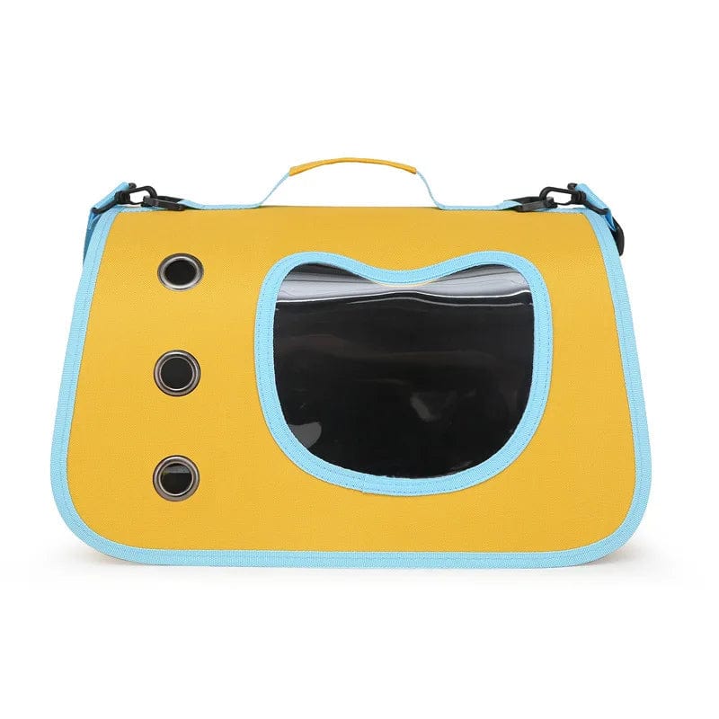 Sac de Transport pour Chat Moderne | HopMyCat Jaune