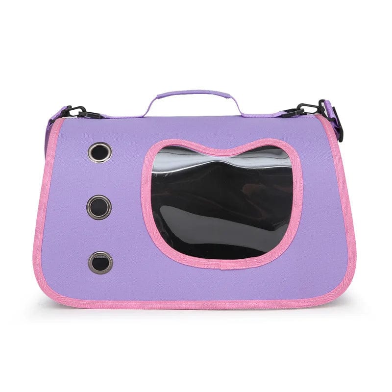 Sac de Transport pour Chat Moderne | HopMyCat Violet