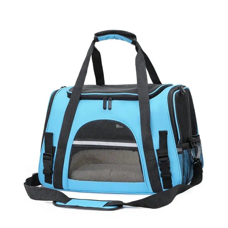 Sac de Transport pour Chat Multifonction| HopMyCat Bleu