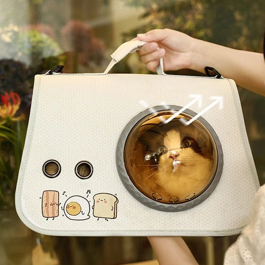 Sac de Transport pour Chat - Petite Bulle | HopMyCat